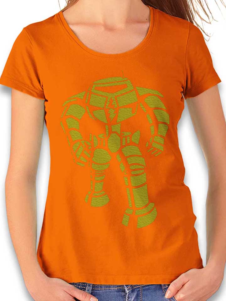 robot-big-bang-theory-damen-t-shirt orange 1