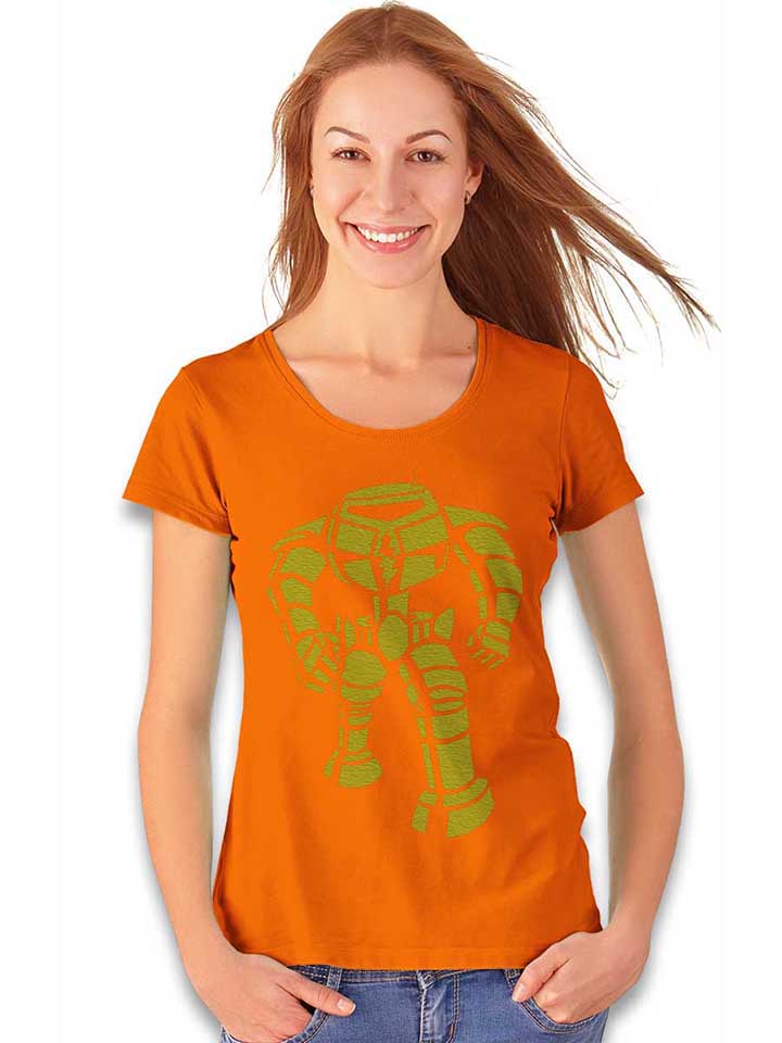 robot-big-bang-theory-damen-t-shirt orange 2