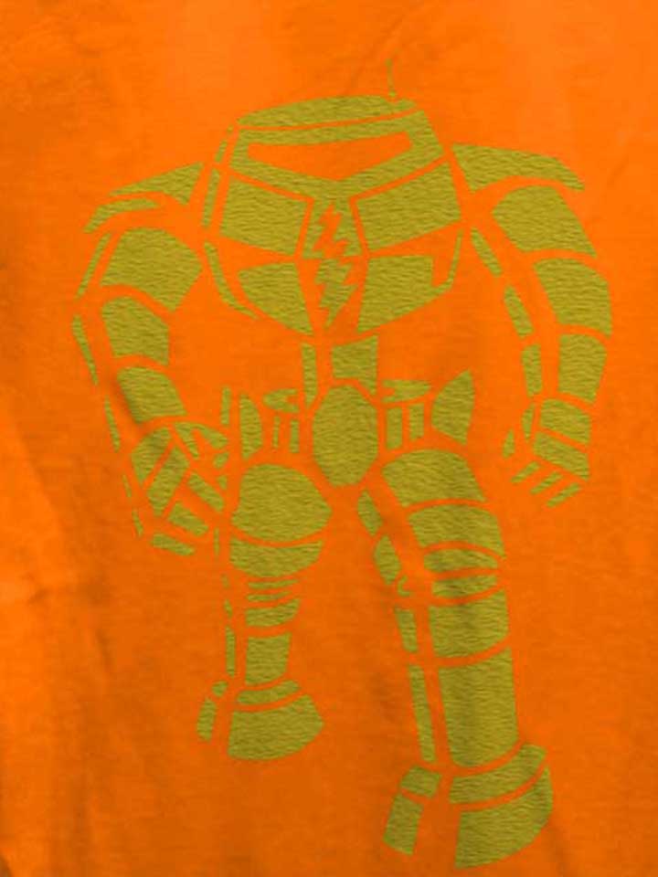 robot-big-bang-theory-damen-t-shirt orange 4