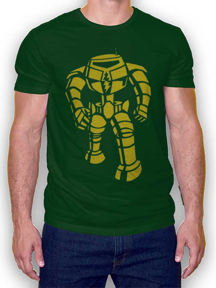 robot-big-bang-theory-t-shirt dunkelgruen 1