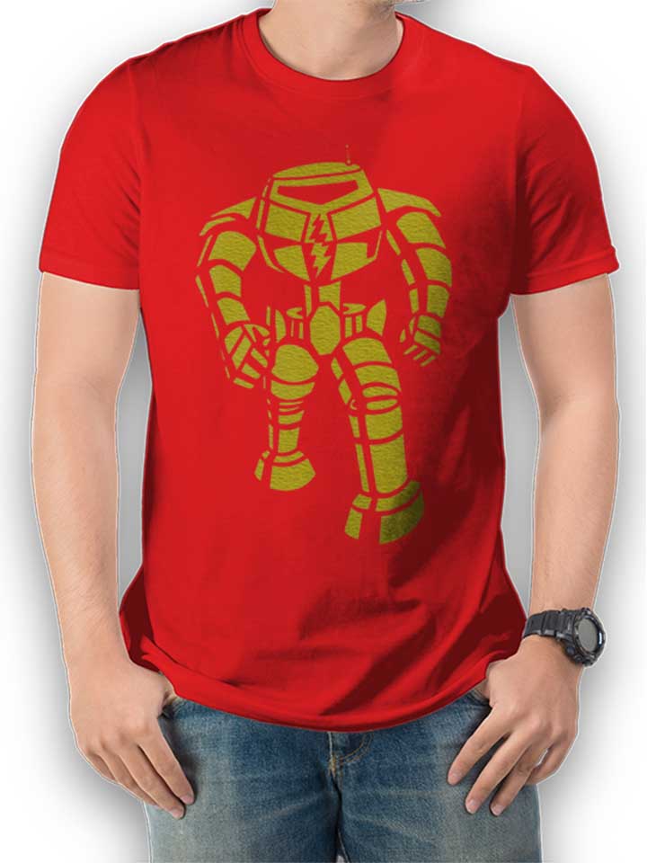 Robot Big Bang Theory T-Shirt rosso L