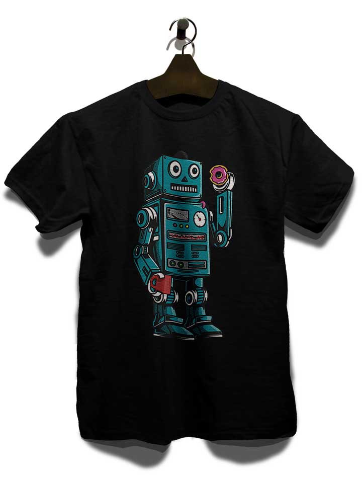 robot-coffee-donut-t-shirt schwarz 3
