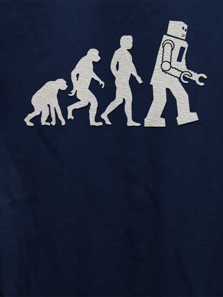 robot-evolution-big-bang-theory-damen-t-shirt dunkelblau 4