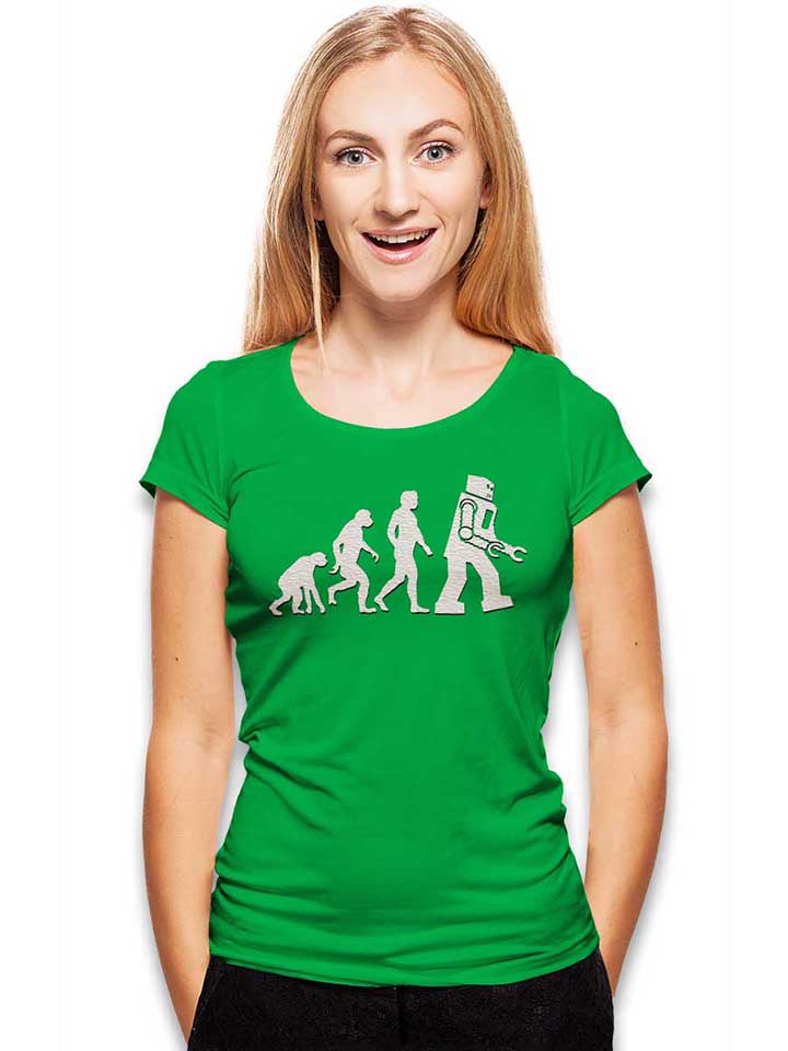 robot-evolution-big-bang-theory-damen-t-shirt gruen 2