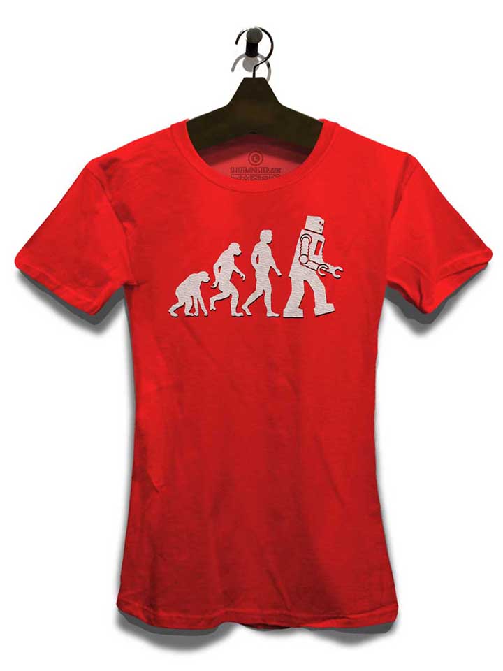 robot-evolution-big-bang-theory-damen-t-shirt rot 3