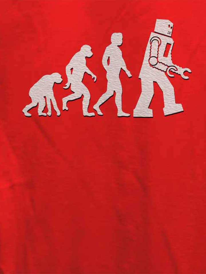 robot-evolution-big-bang-theory-damen-t-shirt rot 4