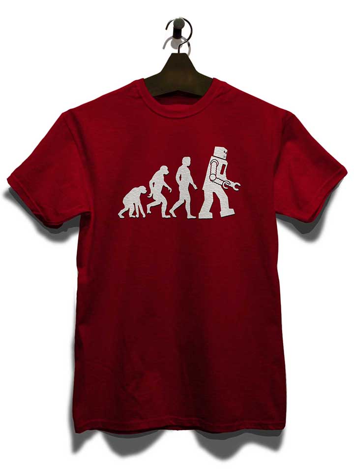 robot-evolution-big-bang-theory-t-shirt bordeaux 3