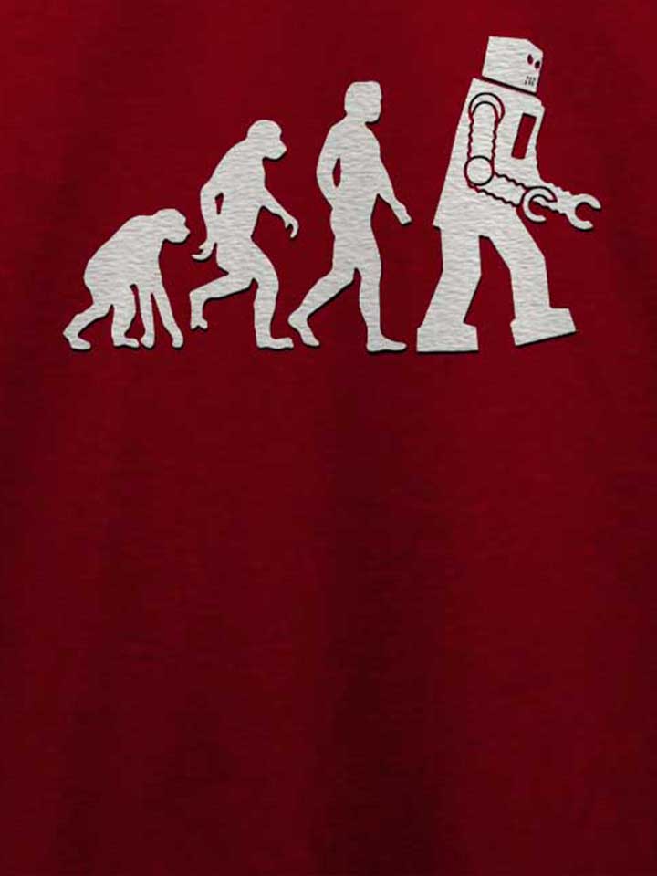 robot-evolution-big-bang-theory-t-shirt bordeaux 4