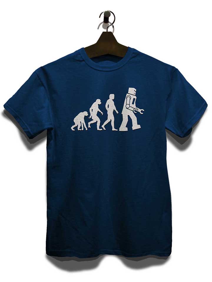 robot-evolution-big-bang-theory-t-shirt dunkelblau 3