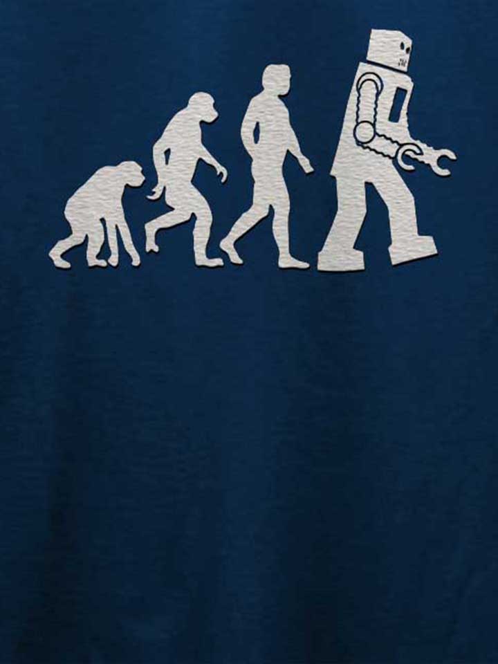 robot-evolution-big-bang-theory-t-shirt dunkelblau 4