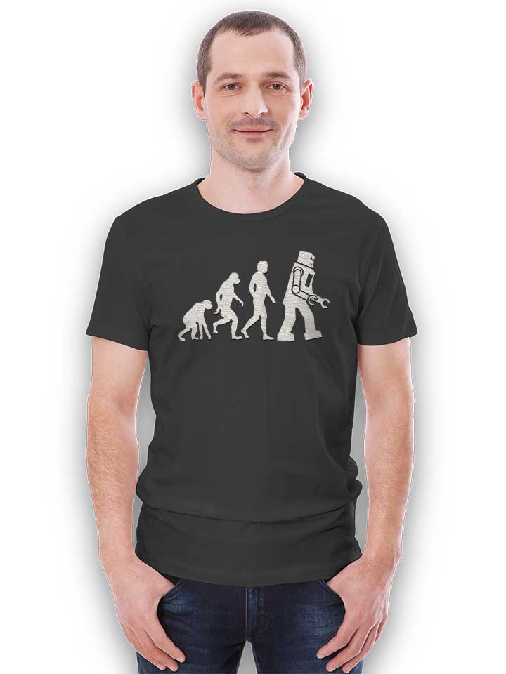 robot-evolution-big-bang-theory-t-shirt dunkelgrau 2