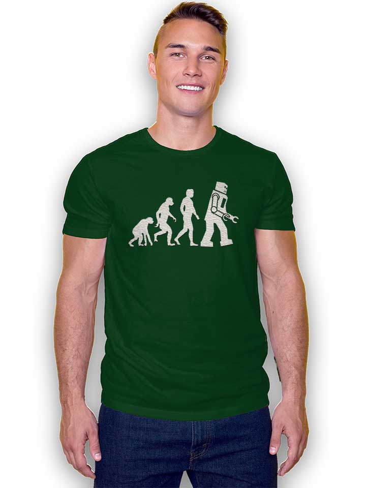 robot-evolution-big-bang-theory-t-shirt dunkelgruen 2