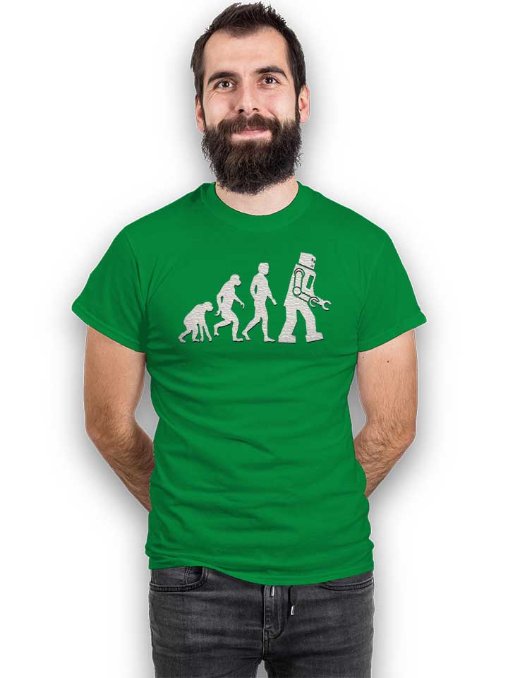 robot-evolution-big-bang-theory-t-shirt gruen 2
