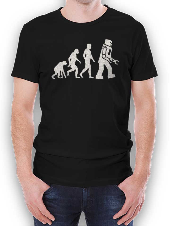 Robot Evolution Big Bang Theory T-Shirt black L
