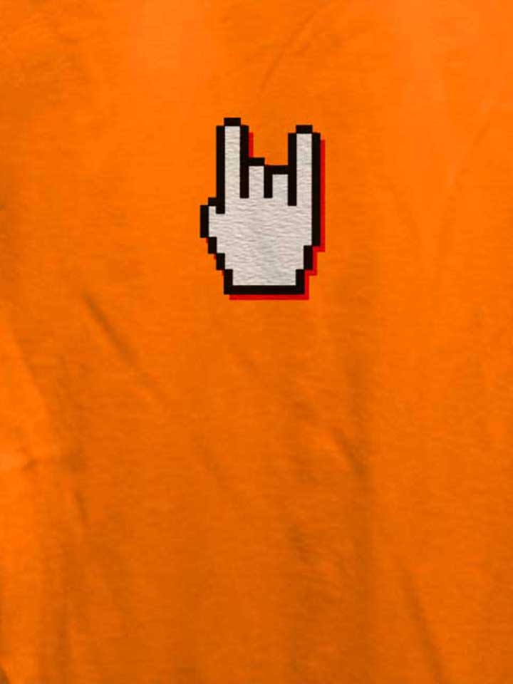 rock-n-roll-pommesgabel-damen-t-shirt orange 4