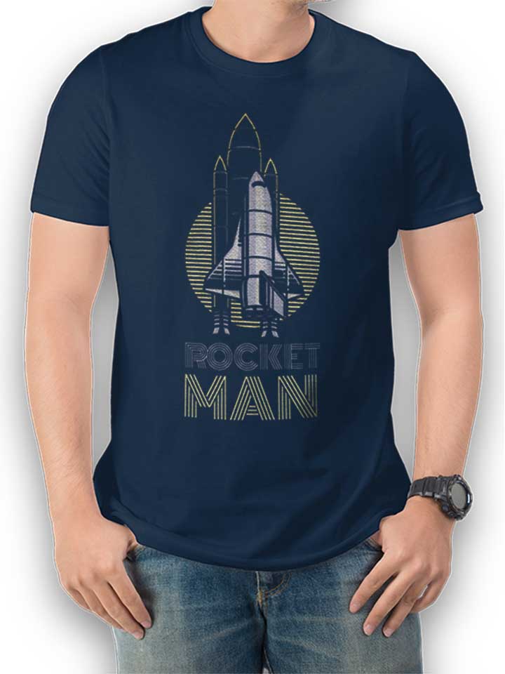 rocket-man-t-shirt dunkelblau 1