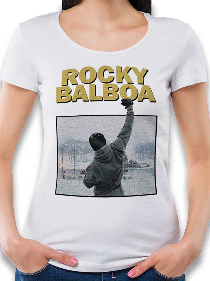 rocky-balboa-damen-t-shirt weiss 1