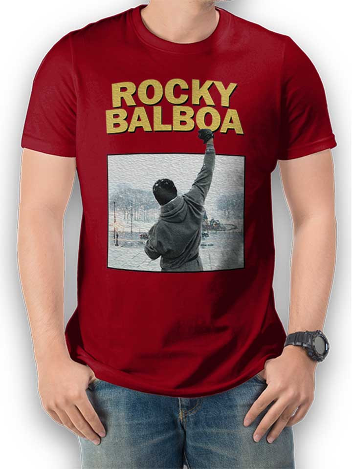 Rocky Balboa T-Shirt bordeaux L