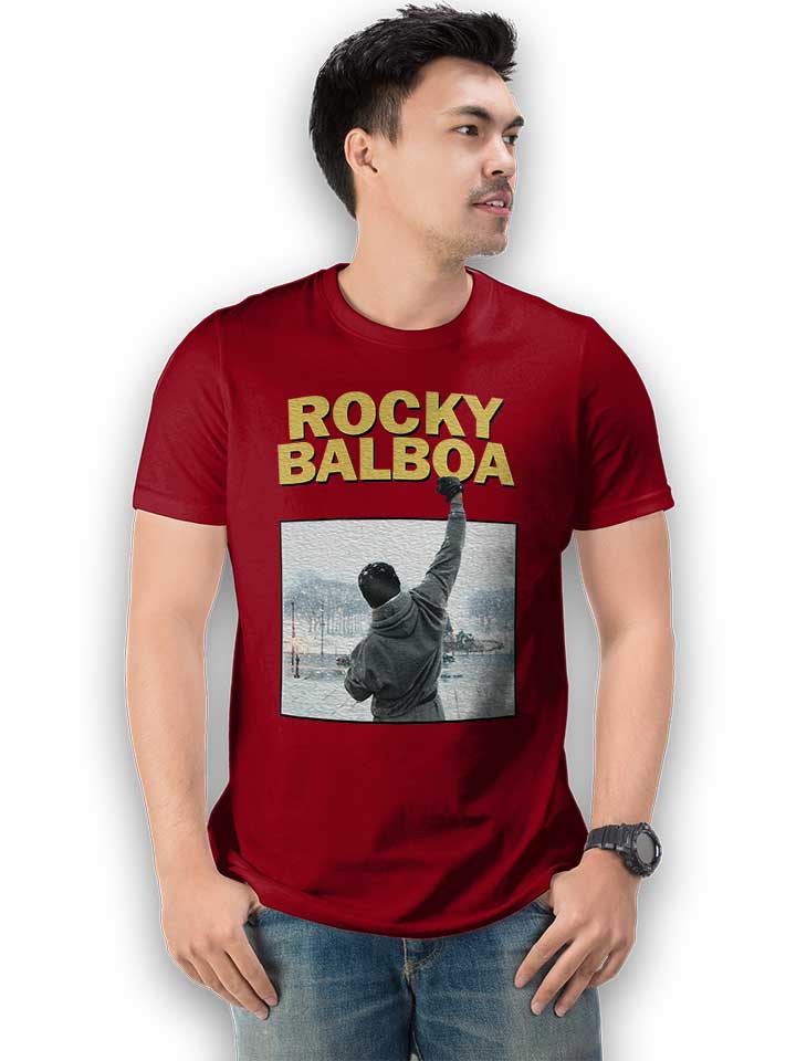 rocky-balboa-t-shirt bordeaux 2