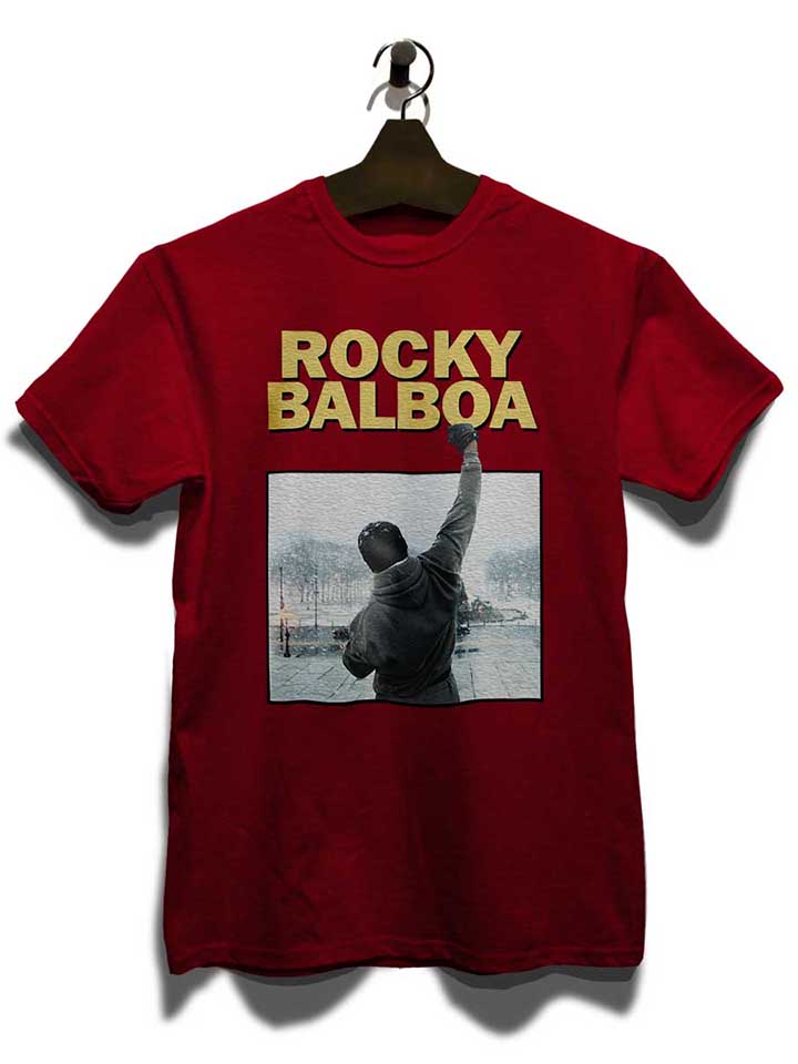 rocky-balboa-t-shirt bordeaux 3