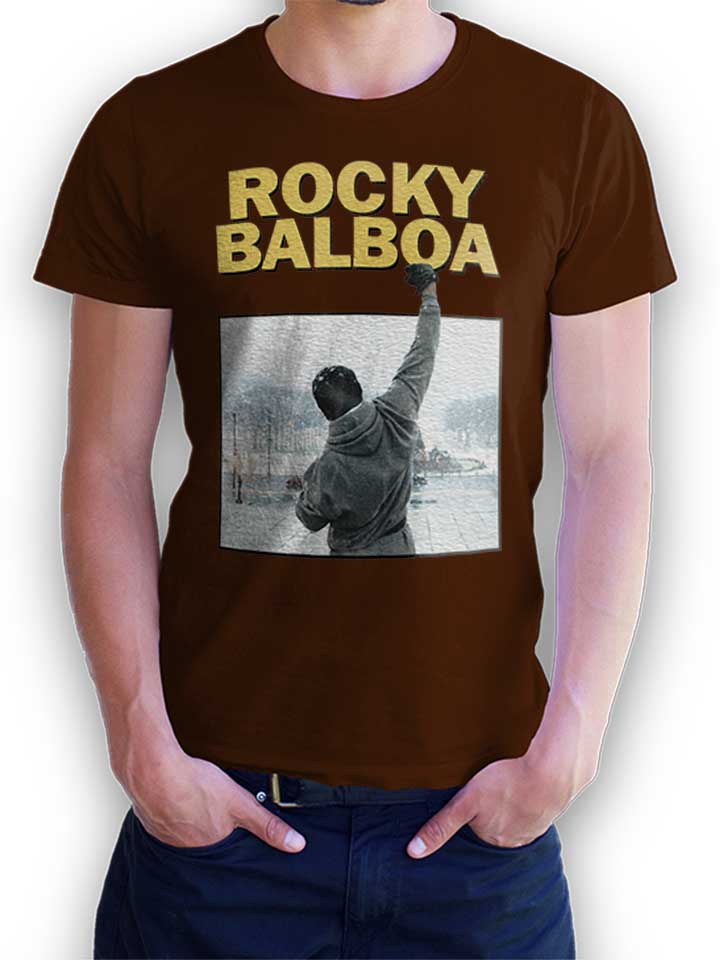 Rocky Balboa T-Shirt marrone L