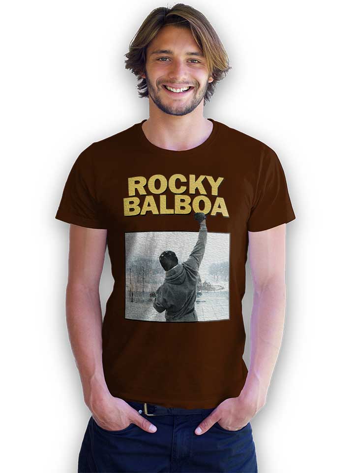 rocky-balboa-t-shirt braun 2