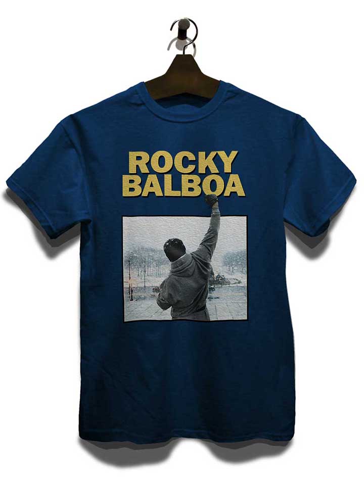 rocky-balboa-t-shirt dunkelblau 3