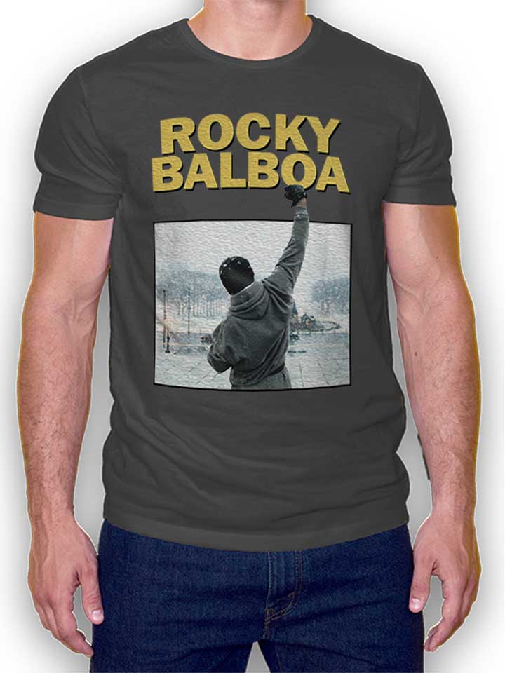 Rocky Balboa T-Shirt grigio-scuro L