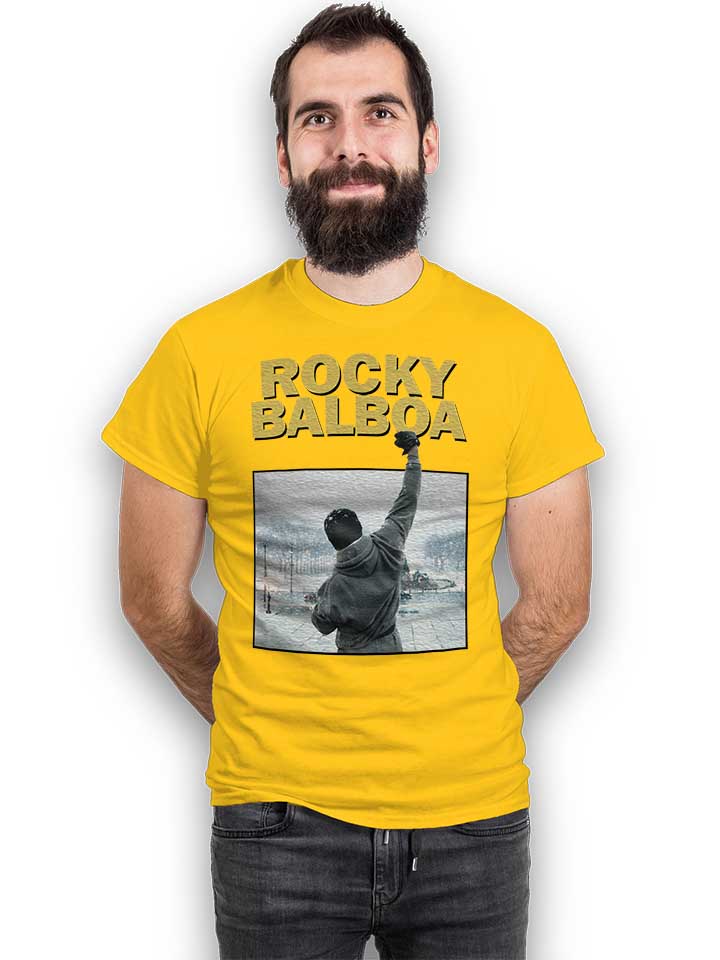 rocky-balboa-t-shirt gelb 2