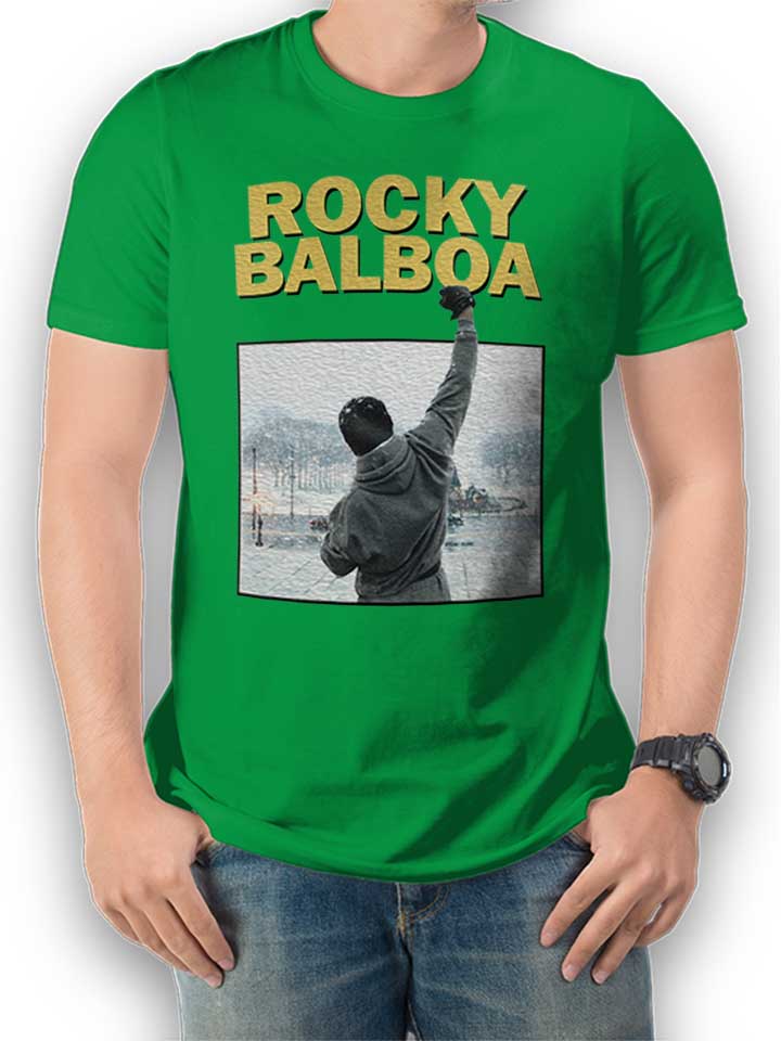 Rocky Balboa T-Shirt gruen L