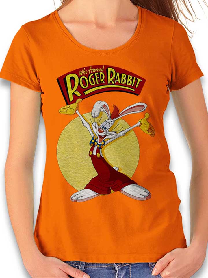 Roger Rabbit Womens T-Shirt orange L