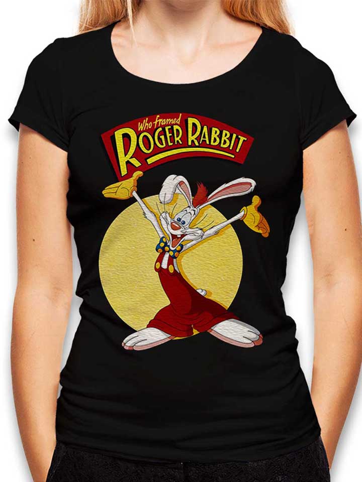 Roger Rabbit Damen T-Shirt schwarz L