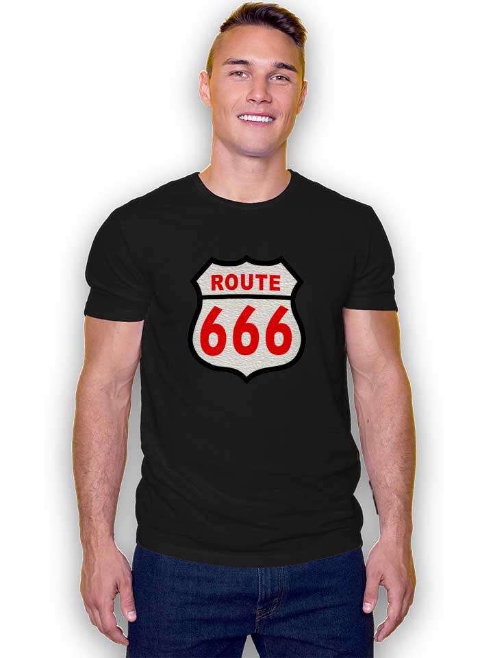 route-666-t-shirt schwarz 2