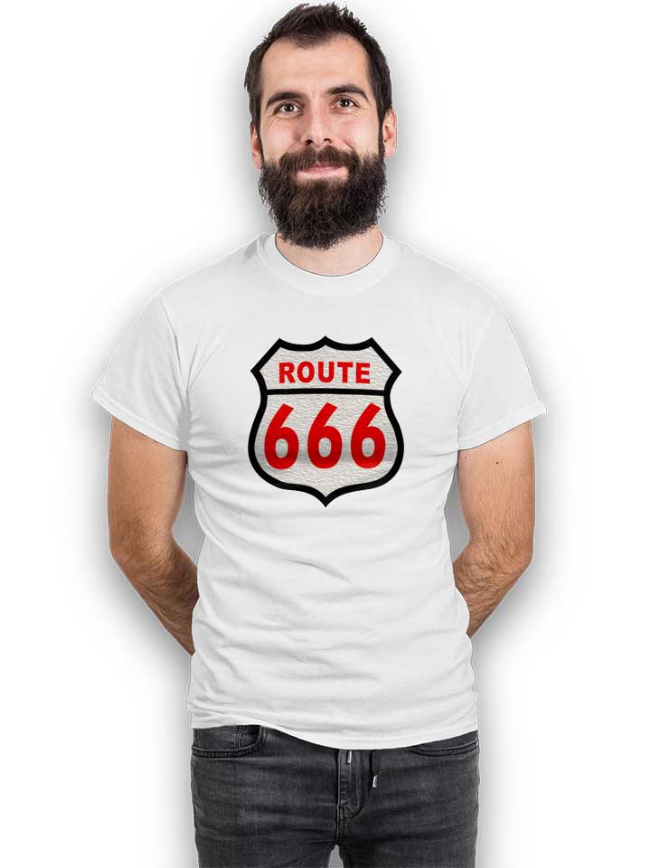 route-666-t-shirt weiss 2
