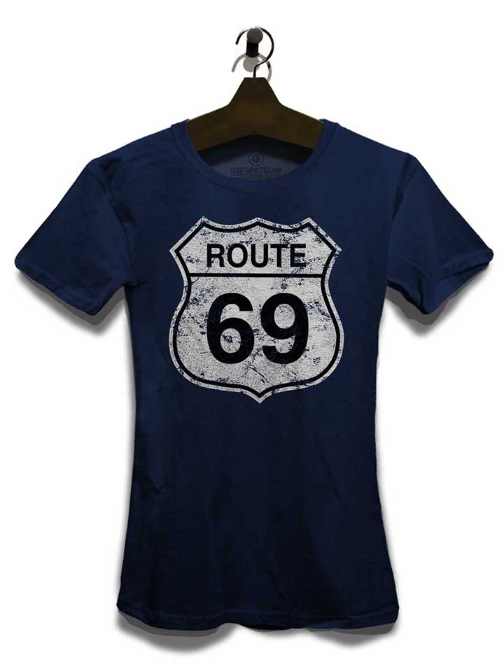 route-69-damen-t-shirt dunkelblau 3