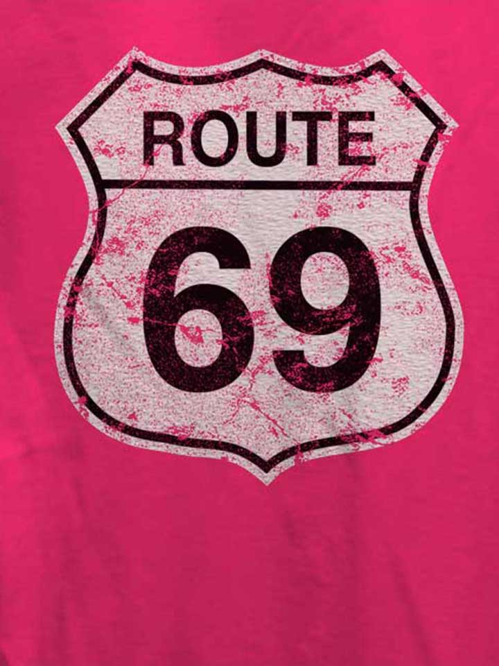route-69-damen-t-shirt fuchsia 4