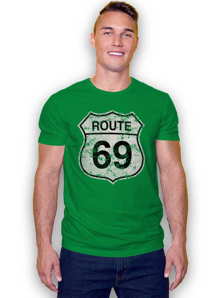 route-69-t-shirt gruen 2