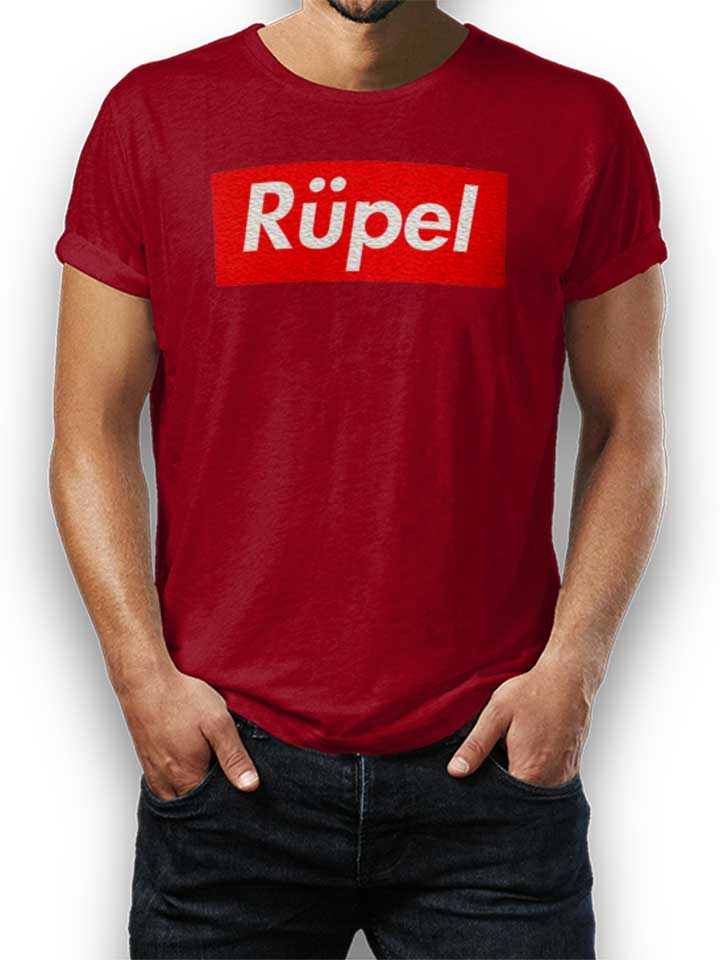 ruepel-t-shirt bordeaux 1