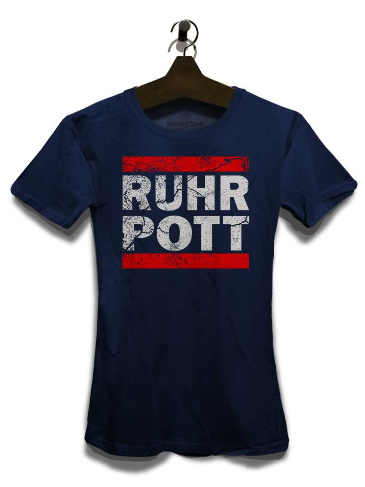 ruhr-pott-vintage-damen-t-shirt dunkelblau 3