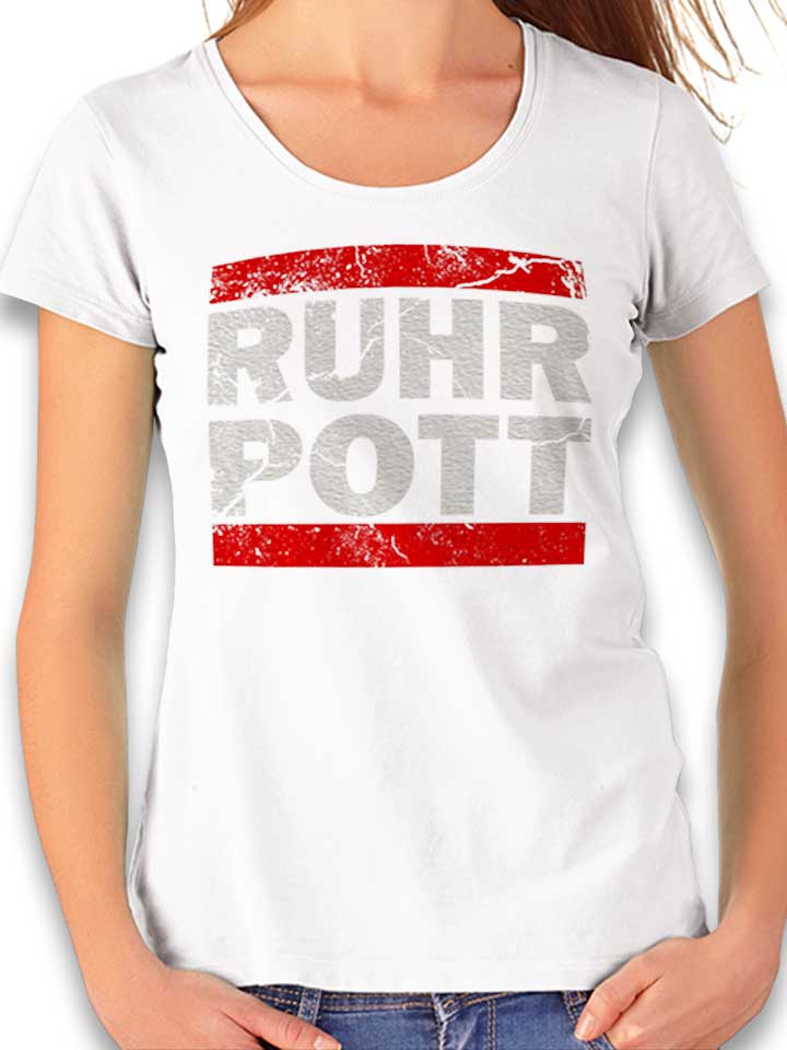 ruhr-pott-vintage-damen-t-shirt weiss 1