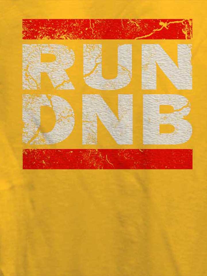 run-dnb-vintage-damen-t-shirt gelb 4
