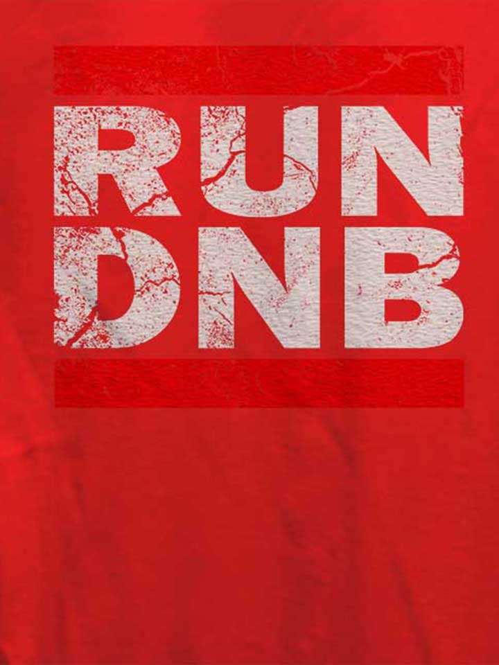 run-dnb-vintage-damen-t-shirt rot 4