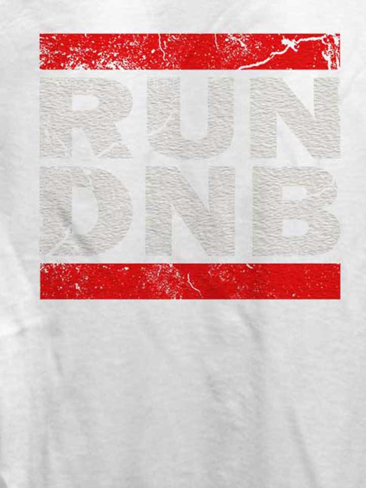 run-dnb-vintage-damen-t-shirt weiss 4