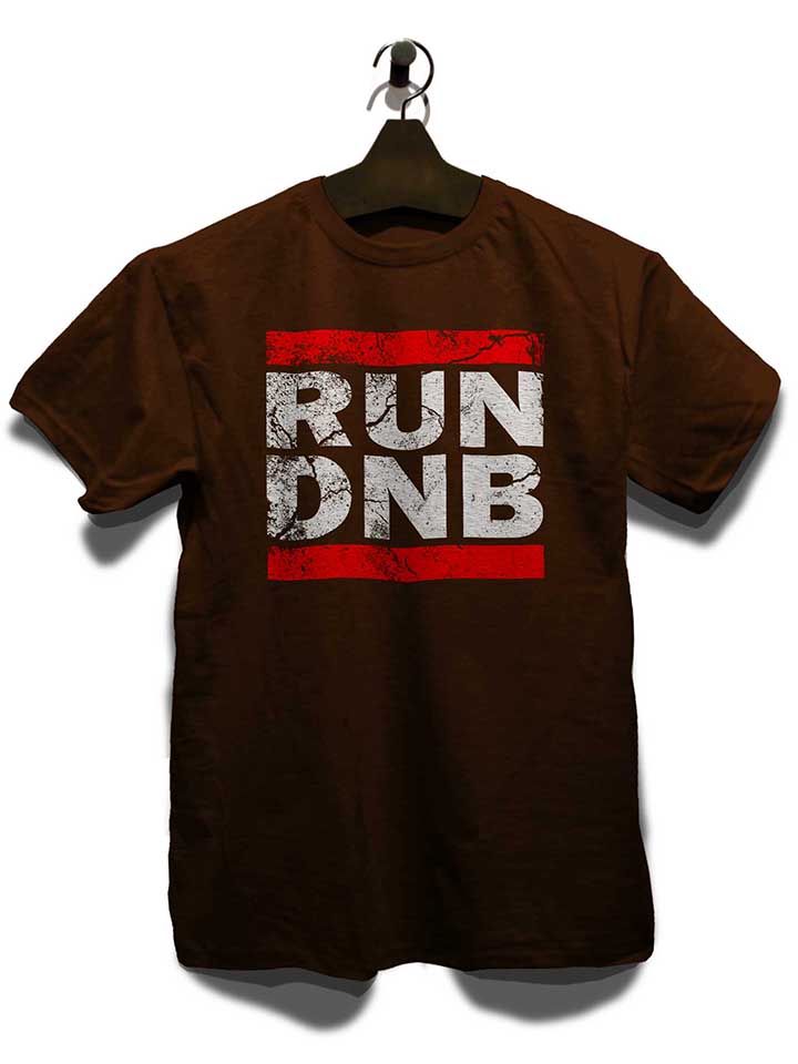 run-dnb-vintage-t-shirt braun 3