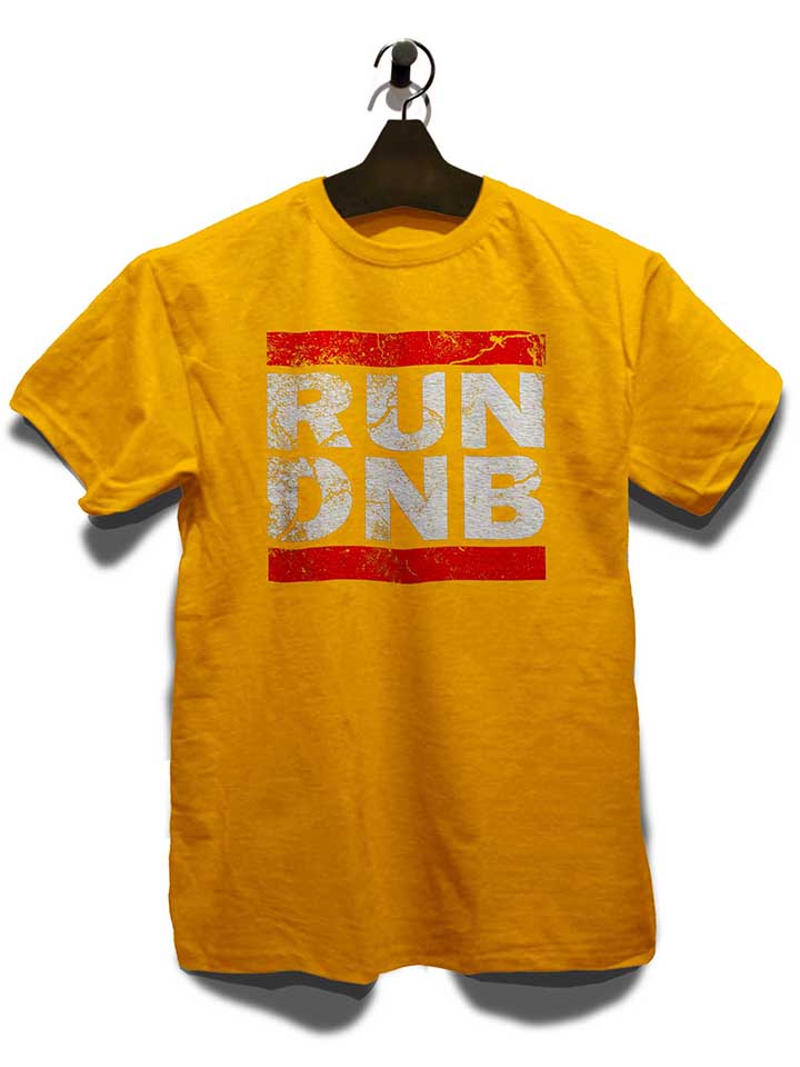 run-dnb-vintage-t-shirt gelb 3