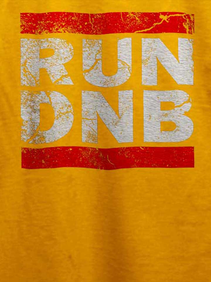 run-dnb-vintage-t-shirt gelb 4