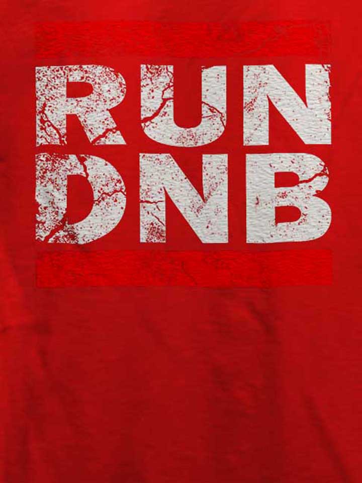 run-dnb-vintage-t-shirt rot 4