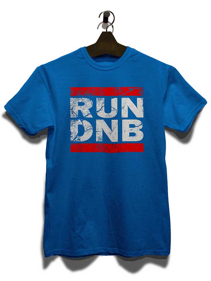 run-dnb-vintage-t-shirt royal 3