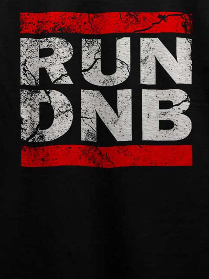 run-dnb-vintage-t-shirt schwarz 4