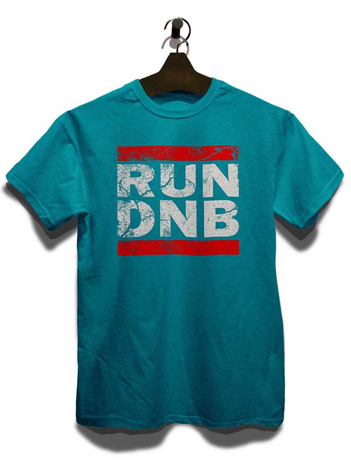 run-dnb-vintage-t-shirt tuerkis 3